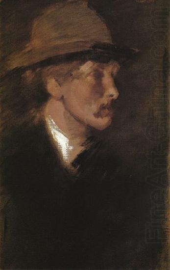 James Abbot McNeill Whistler Study of a Head china oil painting image
